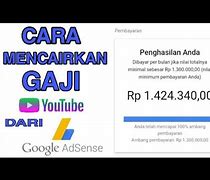 Cara Mencairkan Gaji Youtube